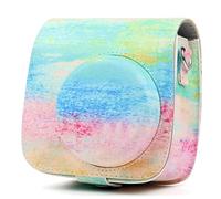 NLNGZKZFNF Camera Accessories Artist Oil Painting PU Leather Instant Camera Shoulder Bag Protective Case Protective Case Bag Fit for Fujifilm Mini 9 8 8+ Camera Protection