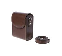 NLNGZKZFNF Camera Bag PU Leather Protective Case with Shoulder Strap Fit for Sony HX60/HX50 Fit for Canon G9X SX700 SX170 S90 S110 S120 G7X G7Xii Camera Protection(Coffee)