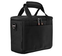 NLNGZKZFNF FT-660 Fashion Shoulder Waterproof Bag SLR Camera Bag Camera Bag Fit for Canon Fit for Nikon Fit for Sony A6000 A6300 A6400 Camera Protection(Black)