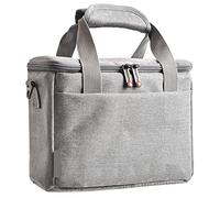 NLNGZKZFNF FT-660 Fashion Shoulder Waterproof Bag SLR Camera Bag Camera Bag Fit for Canon Fit for Nikon Fit for Sony A6000 A6300 A6400 Camera Protection(Seize If Grey)
