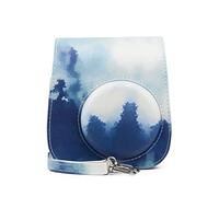 NLNGZKZFNF PU Leather Portable Camera Bag Anti-Drop Retro One-Shoulder Camera Bag Handbag Fit for Fuji Fit for Polaroid Mini 11 8 9 Camera Protection