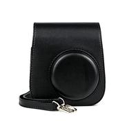 NLNGZKZFNF Pure Color PU Leather Shoulder Bag Instant Camera Bag Camera Bag Handbag Fit for Fuji Fit for Polaroid Mini11 Camera Protection(A)