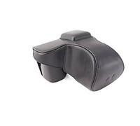 NLNGZKZFNF Retro Pu Leather Camera Bag Camera Bag with Strap Black Coffee Brown Red Fit for Sony NEX 5N Nex 5T Nex 5R Camera Protection(B)