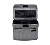 NLNGZKZFNF Shockproof Foldable Nylon Practical Travel Partition with Handle SLR Camera Bag Protection Waterproof Lens Case with Padded Insert Camera Protection(All Grey)