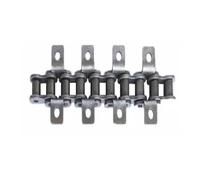 NLNKDTDPAK 1.5M Length 06B,08B,10A,12A Single Double Hole Drive Roller Chain Machine Transmission Conveyor with Wings(08B 2 Wing 1 Hole)