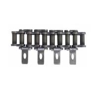 NLNKDTDPAK 1.5M Length 06B,08B,10A,12A Single Double Hole Drive Roller Chain Machine Transmission Conveyor with Wings(06B 1 Wing 1 Hole)