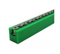 NLNKDTDPAK 1Meter Concave Chain Guide Rail Groove Customized 06B 08B 10A Nylon Plastic K Type Polyethylene Linear Router(08B)