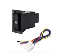 NLNKDTDPAK 1PC DRL LED Power Supply Fan Electronic Dog After Fog Light Steering Sheel Switch Button Fit For Toyota Corolla Land Cruiser 70(After Fog Light)