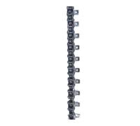 NLNKDTDPAK 1PCS 1.5m Length 06B 08B 10A 12A 16A Stainless Steel Short Pitch Plate Conveyor Drive Roller Chain with A1 A2 Attachments(12A-1,Double Wing)