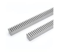 NLNKDTDPAK 1PCS 1Mod 1 Modulus Gear Rack Steel 20 * 20 * 500mm + 45teeth Pinion Bore Hole 6/8/10/12mm #45 Metal(10mm Hole 45T Gear)