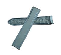 NLNKDTDPAK 20mm 22mm 19mm 21mm Rubber Silicone Watchstrap Fit For Hamilton Khaki Field Scuba Frogman Fit For Gear S3 Fit For Seiko5 Sumo 007 Watchband Tool(Black blue,23mm)
