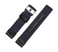 NLNKDTDPAK 20mm 22mm 24mm Nylon Leather Strap Fit For Samsung Gear S2 S3 Classic Frontier Quick Release Band Smart Watch(Blue,22mm)