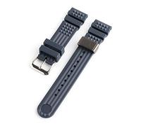 NLNKDTDPAK 20mm 22mm Diver Rubber Strap Silicone Replacement Wrist Strap Bracelet Tools Fit For GrandS Watch Japan 5 PROSPEX Monster SKX009(Blue rootring,22mm)