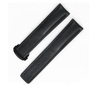 NLNKDTDPAK 20MM 22MM Leather Watchband Fit For Tissot 1853 T013 Wristwatch Fit For Breitlin-g Fit For Hamilton Man Strap Band Bracelet Tool(Black black,20mm)