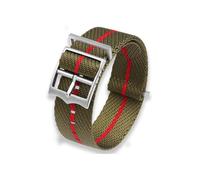 NLNKDTDPAK 20mm 22mm Premium Nylon Strap Replacement Bracelet Adjustable Nylon Watch Band Single Pass Style Fit For Omega/Fit For Rolex Nylonowe Paski(Black Gray,20mm)