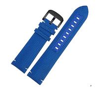 NLNKDTDPAK 22mm Nylon Canvas Watch Strap Sport Waterproof Leather Wrist Bracelet Band Belt Fit For Mido For Ocean For Star M042.430 Accessories(Blue03)