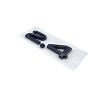 NLNKDTDPAK 3D 2.4 3.6 4.2 Car Trunk ABS Badge Emblem Fit For Car Rear Tailgate Door Adhesive Badge Fit For Audi A4 A5 A6 A7 A8 Q3 Q5 Q7(Glossy black 2.4)