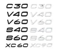 NLNKDTDPAK 3D AWD T3 T5 T6 T8 Logo Emblem Badge Decal Car Sticker C30 V40 V60 S40 S60 XC60 XC90 XC40 S80 S90 S80L S60L Car Stying(Silver,S80L)