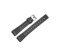 NLNKDTDPAK Black Sport Silicone Strap Fit For Casio MQ-24 16mm Watch Accessories Premium Elastic Rubber Replacement Bracelet Watch Band(2)