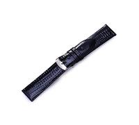 NLNKDTDPAK Brown Black Watch Band Leather Straps Watchbands 12mm 14mm 16mm 18mm 20mm 22mm Accessories Unisex Belt(Nero,18mm)