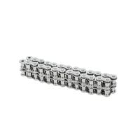 NLNKDTDPAK Double Rows Drive Roller Chain, 304 Stainless Steel, 08B-2, 1.5 m, 1Pc