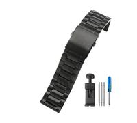 NLNKDTDPAK Fit For Diesel Seven Fridays Dz7321 Dz7263 Dz4323 Dz7315 Large Stainless Steel Watchbands Meticulous Workmanship 22 24 26 28 30mm(3-Beads-Black,30mm)