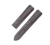 NLNKDTDPAK Fit For Rado R30179105 Centrix 734.0179.3.110 20mm Men's Leather Strap Brown Buckle With Convex Interface(Brown)