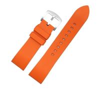 NLNKDTDPAK Fluorine Rubber Watchband 20mm 21 22/23mm24mm Fit For Rolex/Fit For Omega Fit For Seiko/Fit For Tissot Watches Band Quick Release Bar Watch Strap(Orange sk,22mm)