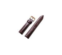 NLNKDTDPAK Leather Watchbands 12/14/16/17/18/19/20/22/24mm Watch Steel Pin Buckle Band Strap Wrist Belt Bracelet(Blue White,23mm)