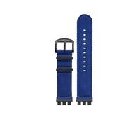 NLNKDTDPAK Nylon Canvas Watch Strap Fit For SWATCH YVS420 YVS454 YVS451 YVS400 YVS404 21mm Black Orange Green Red Blue Watchband Adapter Refit(A5-B pin)