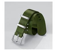 NLNKDTDPAK Premium Nylon Nato Strap 20mm 22mm Seatbelt Watch Band Sports Fit For 007 Fit For James Bond Watchband Replacement(Rose Green)