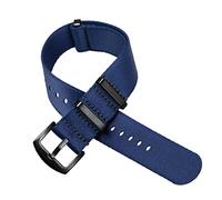 NLNKDTDPAK Premium Nylon Nato Strap 20mm 22mm Seatbelt Watch Band Sports Fit For 007 Fit For James Bond Watchband Replacement(Nero)