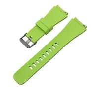 NLNKDTDPAK Quick Release Silicone Rubber Watchband Founder Wander Crewmaster Grant Marshal Explorist Watch Band Wrist Strap Fit For Fossil Q(Light Green)