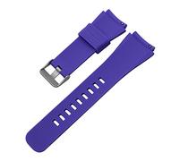 NLNKDTDPAK Quick Release Silicone Rubber Watchband Founder Wander Crewmaster Grant Marshal Explorist Watch Band Wrist Strap Fit For Fossil Q(Lilla)