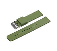NLNKDTDPAK Silicone Strap Folding Buckle Fit For Samsung For Galaxy Watch Gear S2 S3 Quick Release Rubber Bracelet Band(ArmyGreen-S)