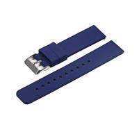 NLNKDTDPAK Silicone Strap Folding Buckle Fit For Samsung For Galaxy Watch Gear S2 S3 Quick Release Rubber Bracelet Band(Navy blue-S)