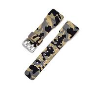 NLNKDTDPAK Strap GG-1000/GWG-100/GSG-100 Rubber Watch Bands Waterproof Sport Watchband With Tools Fit For Casio For G-Shock(Camouflage yellow)
