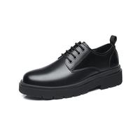 NLNKDTDPAK Summer Hollow Leather Shoes Casual Big Head Fashion(9 UK) Nero