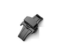 NLNKDTDPAK Watch Fold Buckle Double Click Butterfly Watchband Push Clasp 18/20/22mm Button Deployment Clasp Buckles Watch Accessories(Nero,20mm)