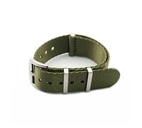 NLNKDTDPAK Watch Strap Nato Nylon Strap 20mm 22mm Universal Type Sports Troops Parachute Bag Watchband Pilot Military Watch Band(Grn,22mm)