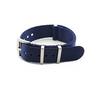 NLNKDTDPAK Watch Strap Nato Nylon Strap 20mm 22mm Universal Type Sports Troops Parachute Bag Watchband Pilot Military Watch Band(Deep Blue,22mm)