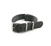 NLNKDTDPAK Watch Strap Nato Nylon Strap 20mm 22mm Universal Type Sports Troops Parachute Bag Watchband Pilot Military Watch Band(Grey,22mm)