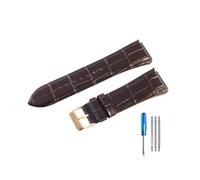 NLNKDTDPAK Wear Resistant And Durable Leather Watchbands Fit For Guess W0400G2 W0040G7/W0247G4 Watch Strap 22mm(Coffee-RS-K1)
