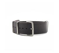 NLNKDTDPAK Zulu Nylon Nato Watch Strap 20mm 22mm Watchband Fit For James Bond 007 Design Black/Red/Green Watch Band Use Skin-friendly Material(Grey,22mm)