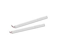NLNPFGHVZY 2Pcs Universal Car Rearview Mirror Turn Signal Lights Indicator Lamp Streamer Strip Flowing Dynamic Flexible Side Light Amber Wing Side Indicator