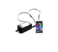 NLNPFGHVZY Angel Eye Kit 360 Degree LED APP Bluetooth Devil Demon Eyes Car Motorcycle 2.5 3.0 Inch Projector Lenscar Angel Eye DRL Accessories RGB Angels Eyes Kits(2pcs RGB)