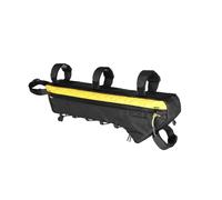 NLNPFGHVZY Bicycle Frame Bag Rainproof Cycling Triangle Pouch Crossbeam for MTB&Road Bike with 17 Inch Or Larger Frame Length Motorbike Saddle Bags(Yellow-2.4L)