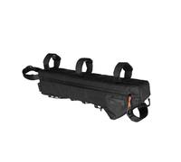 NLNPFGHVZY Bicycle Frame Bag Rainproof Cycling Triangle Pouch Crossbeam for MTB&Road Bike with 17 Inch Or Larger Frame Length Motorbike Saddle Bags(Black-2.4L)