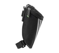 NLNPFGHVZY Bike Bag Portable Reflective Saddle Bag Tail Seatpost Nylon Bicycle Bags Road Bike Bags Panniers Bicycle Accessories Motorbike Saddle Bags(C28BK Buckle Style)