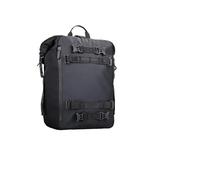 NLNPFGHVZY Black Pannier 10/20/30L Multifunctional Waterproof Rear Seat Riding Backpack Universal Motorbike Saddle Bags(20L Fiber)